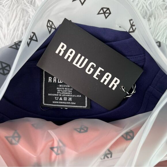 NWT Bundle 3 RawGear Men's Heavyweight Long Sleeve Logo T-Shirt RG440 Men’s M - Picture 6 of 11